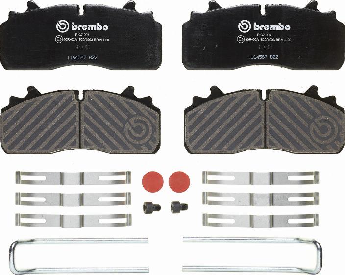 Brembo P C7 007 - Jarrupala, levyjarru inparts.fi