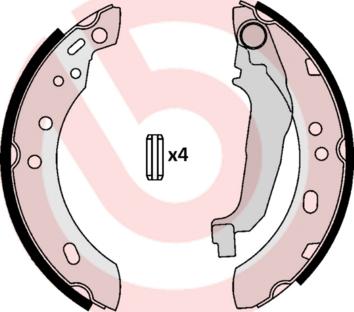 Brembo S 56 507 - Jarrukenkäsarja inparts.fi