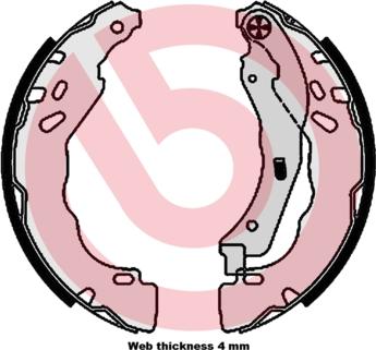 Brembo S 61 544 - Jarrukenkäsarja inparts.fi