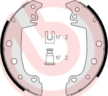 Brembo S 68 507 - Jarrukenkäsarja inparts.fi