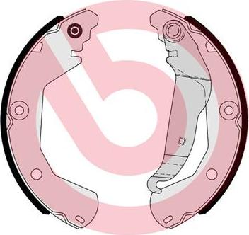 Brembo S 10 518 - Jarrukenkäsarja, seisontajarru inparts.fi