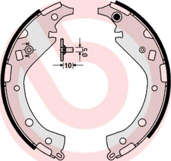 Brembo S 83 549 - Jarrukenkäsarja inparts.fi