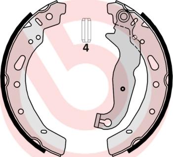 Brembo S 24 540 - Jarrukenkäsarja inparts.fi