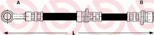 Brembo T 52 016 - Jarruletku inparts.fi