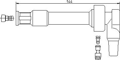 Bremi 13246/5 - Tulpanjohdon pistoke inparts.fi