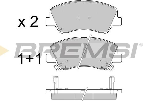 Magneti Marelli PF0766 - Jarrupala, levyjarru inparts.fi