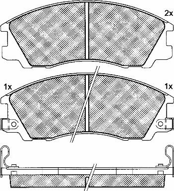 Meyle MBP1651 - Jarrupala, levyjarru inparts.fi