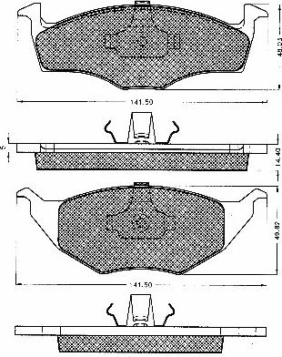 Triscan 40T1156 - Jarrupala, levyjarru inparts.fi