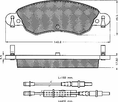 Valeo 9010375 - Jarrupala, levyjarru inparts.fi