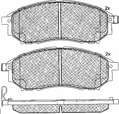 Magneti Marelli 323700038700 - Jarrupala, levyjarru inparts.fi