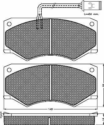 ACDelco AC058292D - Jarrupala, levyjarru inparts.fi