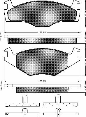 Magneti Marelli 323700020700 - Jarrupala, levyjarru inparts.fi