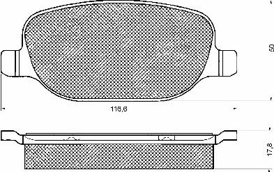 ACDelco AC058855D - Jarrupala, levyjarru inparts.fi