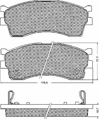 Herth+Buss Elparts J3600308 - Jarrupala, levyjarru inparts.fi