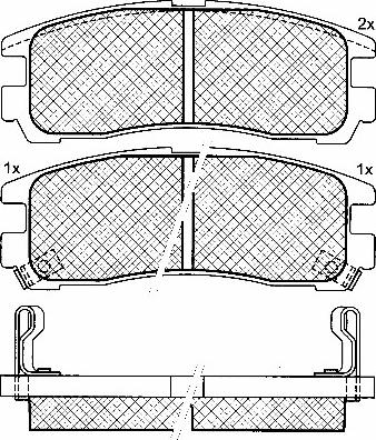 HELLA 8DB 355 006-631 - Jarrupala, levyjarru inparts.fi