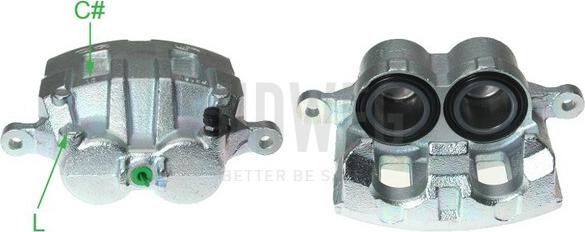 Budweg Caliper 344472 - Jarrusatula inparts.fi