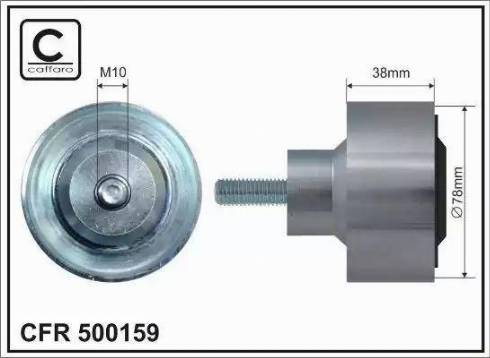 Technox TP55400 - Ohjainrulla, moniurahihna inparts.fi