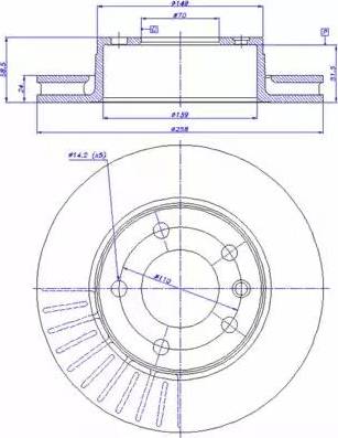 Magneti Marelli 353613409240 - Jarrulevy inparts.fi