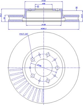 Brembo 09.5568.24 - Jarrulevy inparts.fi