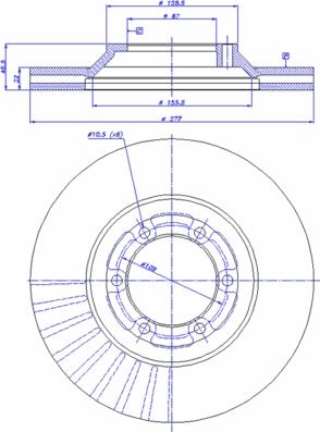 Triscan 8120 43150 - Jarrulevy inparts.fi