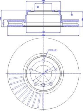 Magneti Marelli 106402.4 - Jarrulevy inparts.fi