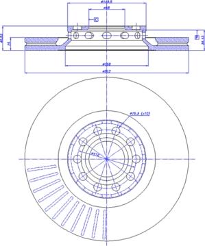 Skoda 4BO 615 3O1C - Jarrulevy inparts.fi