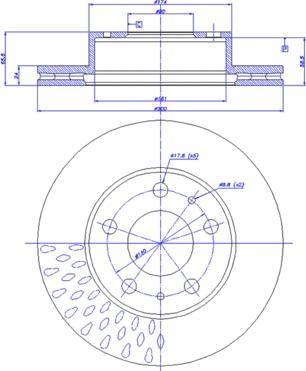 Magneti Marelli BD1152624 - Jarrulevy inparts.fi