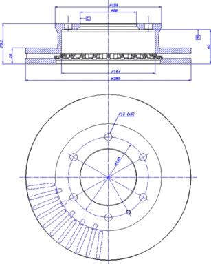 Triscan 4609.B622.10 - Jarrulevy inparts.fi