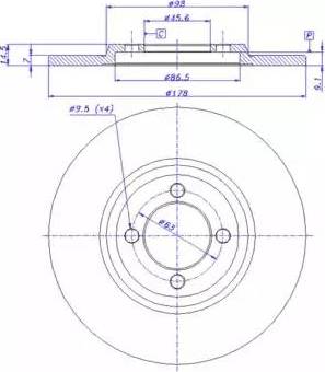 Delphi BG2102C - Jarrulevy inparts.fi