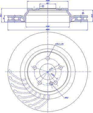 Magneti Marelli 360406118000 - Jarrulevy inparts.fi