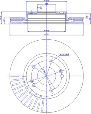 Magneti Marelli 600000085960 - Jarrulevy inparts.fi