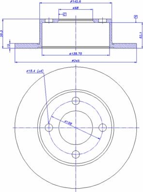 Breck BR 023 SA100 - Jarrulevy inparts.fi