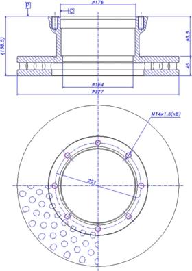 Mercedes-Benz A675230312 - Jarrulevy inparts.fi