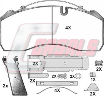 WABCO 340 901 060.2 - Jarrupala, levyjarru inparts.fi