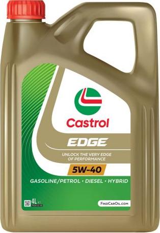 Castrol EDGE 5W-40 - Moottoriöljy inparts.fi