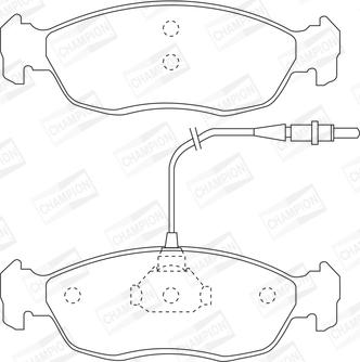 Champion 571509CH - Jarrupala, levyjarru inparts.fi