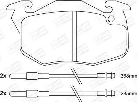 Champion 571525CH - Jarrupala, levyjarru inparts.fi