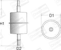 Champion L101/606 - Polttoainesuodatin inparts.fi