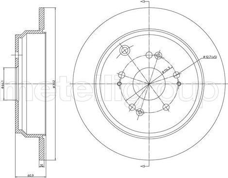 Blue Print ADH243126 - Jarrulevy inparts.fi