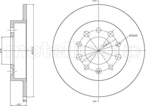 Triscan 8120 43116 - Jarrulevy inparts.fi