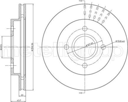 Meyle MBD1393 - Jarrulevy inparts.fi