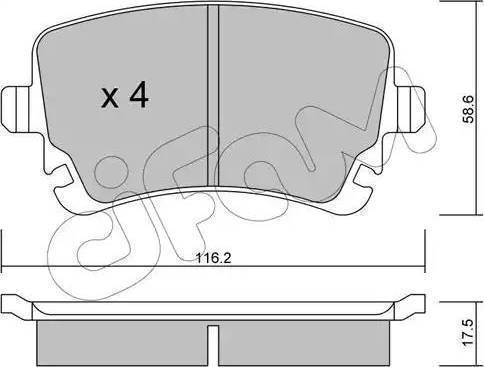 BOSCH 986494108 - Jarrupala, levyjarru inparts.fi