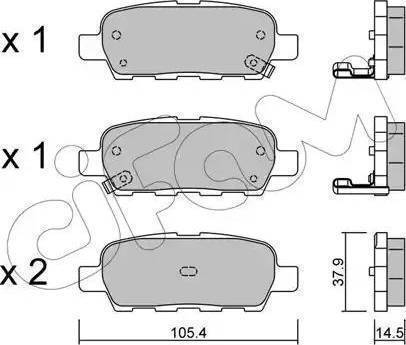 Magneti Marelli 363700201334 - Jarrupala, levyjarru inparts.fi