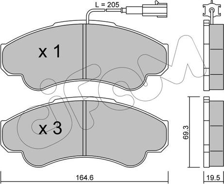 Japanparts JPA-0054 - Jarrupala, levyjarru inparts.fi