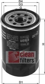 Clean Filters DF 864/A - Öljynsuodatin inparts.fi