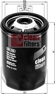 Clean Filters DN 253 - Polttoainesuodatin inparts.fi