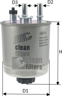 Clean Filters DN2725 - Polttoainesuodatin inparts.fi