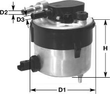 Clean Filters DNW2504 - Polttoainesuodatin inparts.fi