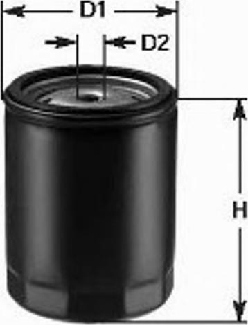 Clean Filters DO 282 - Öljynsuodatin inparts.fi