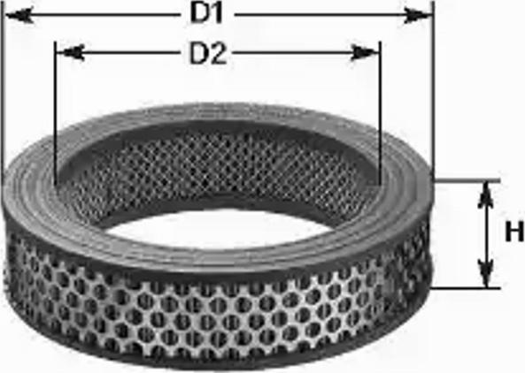 Clean Filters MA1045 - Ilmansuodatin inparts.fi